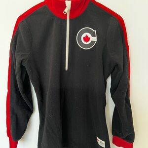 2010 Canadian Olympic Collectable Memorabilia Half-Zip Sweater